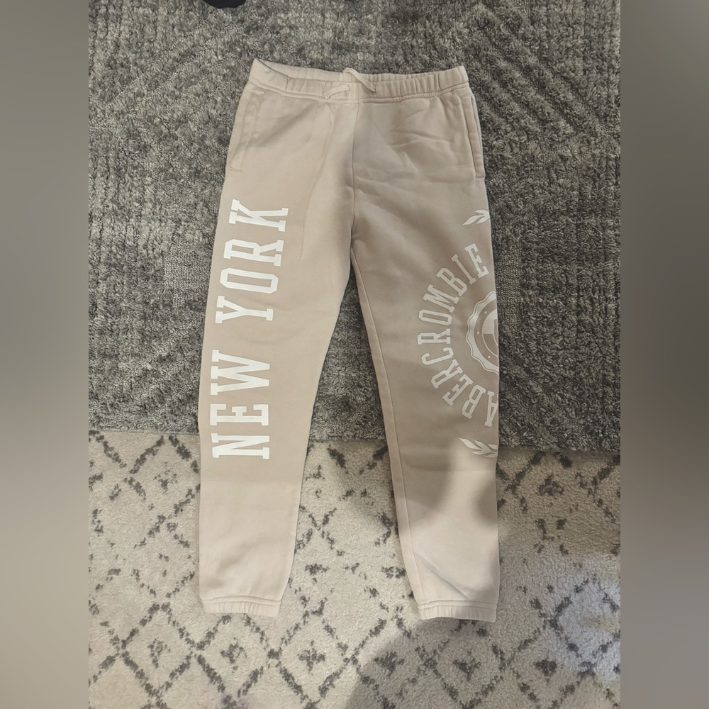 Abercombie & Fitch Kids Sweatpants Tan Size 13/14